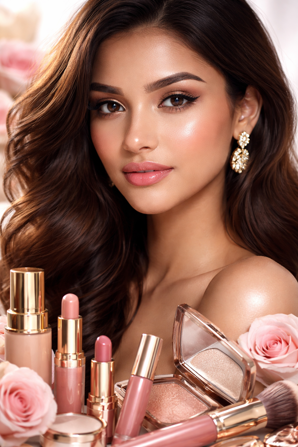 radiant beauty with luxury cosmetics